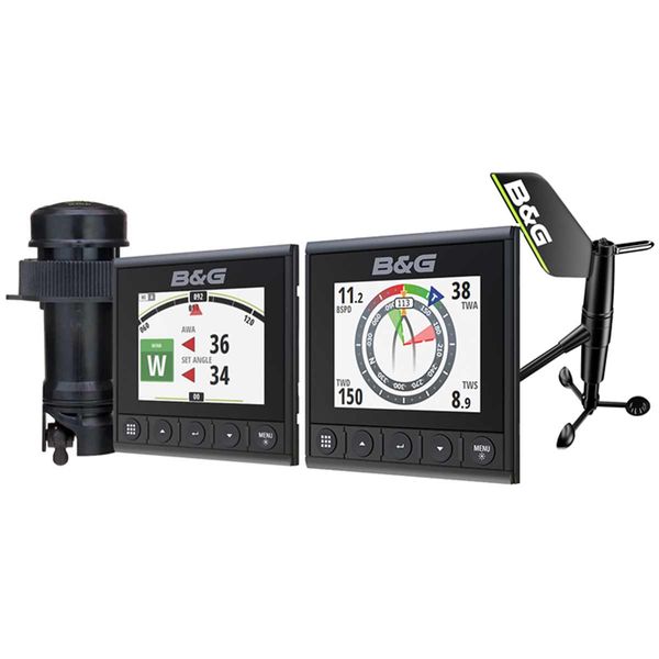 B&G Triton2 Speed, Depth & Wireless Wind Pack with 2 Displays