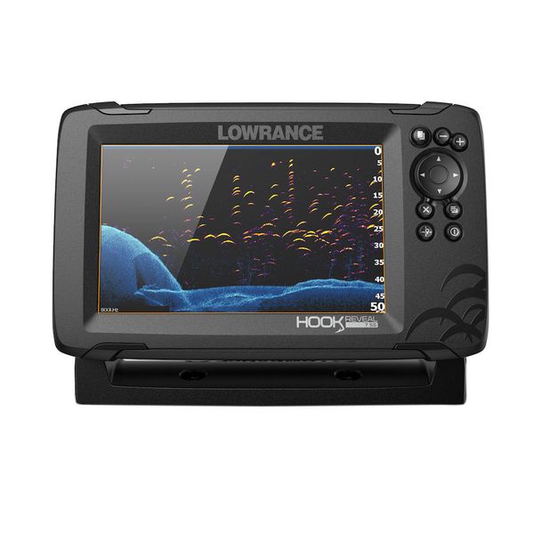 Lowrance HOOK Reveal Fishfinder 7" Display 83/200 HDI ROW