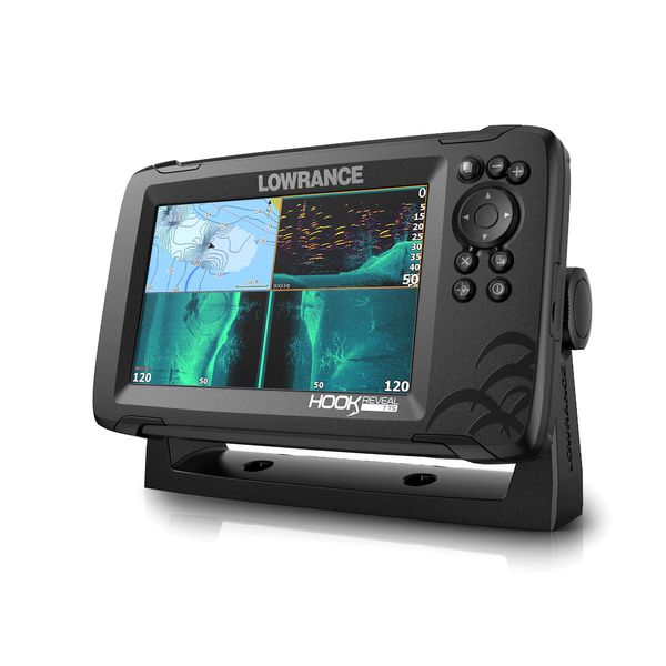 Lowrance HOOK Reveal Fishfinder 7" Display Tripleshot ROW