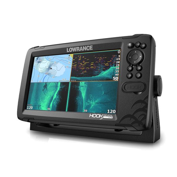 Lowrance HOOK Reveal Fishfinder 9" Display Tripleshot ROW