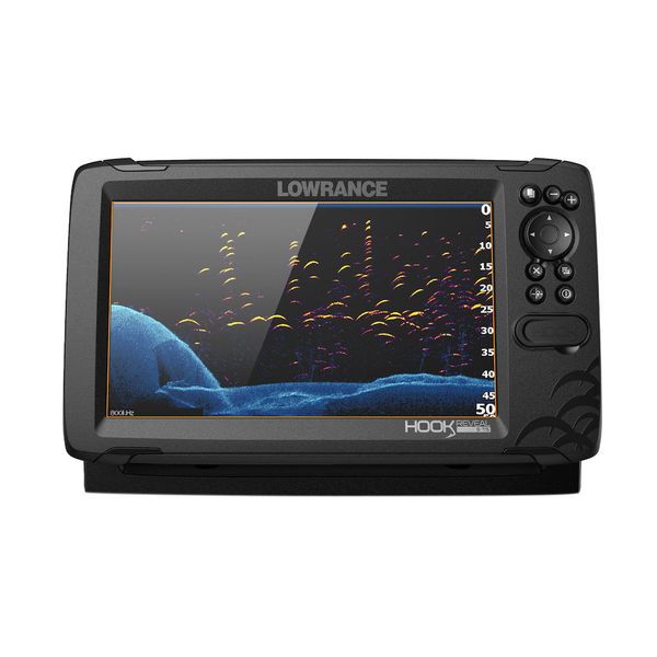 Lowrance HOOK Reveal Fishfinder 9" Display Tripleshot ROW