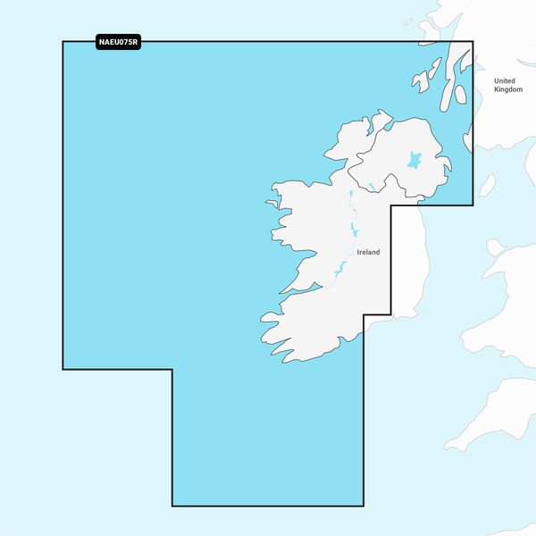 Navionics + NAEU075R Ireland, West Coast - Regular