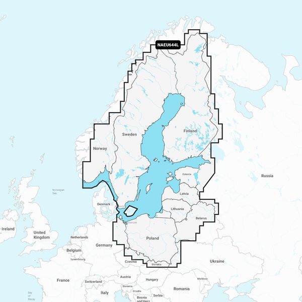 Navionics + NAEU644L Baltic Sea - Large