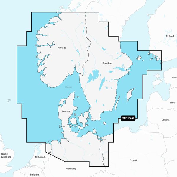 Navionics + NAEU645L Skagerrak & Kattegat - Large