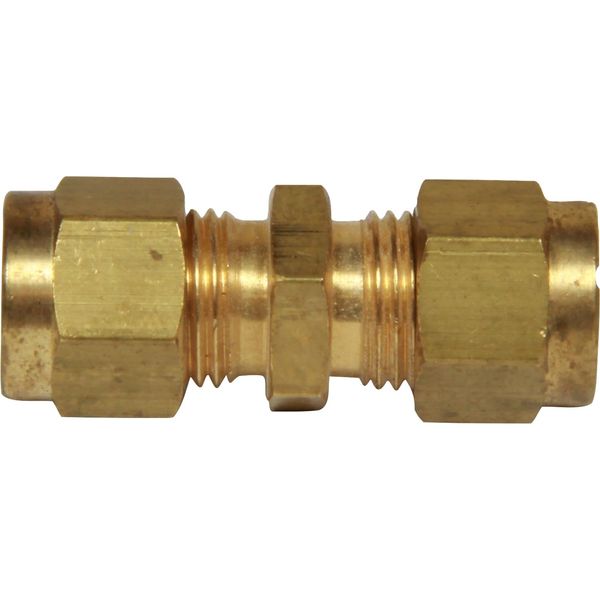 AG Brass Straight Coupling 1/8" x 1/8"