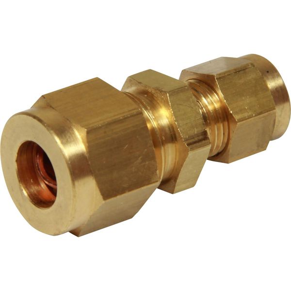 AG Brass Straight Coupling 5/16" x 3/16"