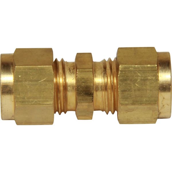 AG Brass Straight Coupling 5/16" x 1/4"