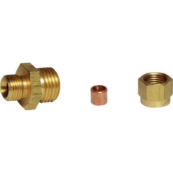 AG Brass Male Stud Coupling 3/16" x 1/4" BSP