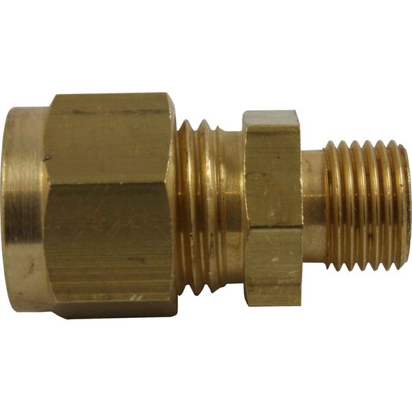 AG Brass Male Stud Coupling 1/4" x 1/8" BSP