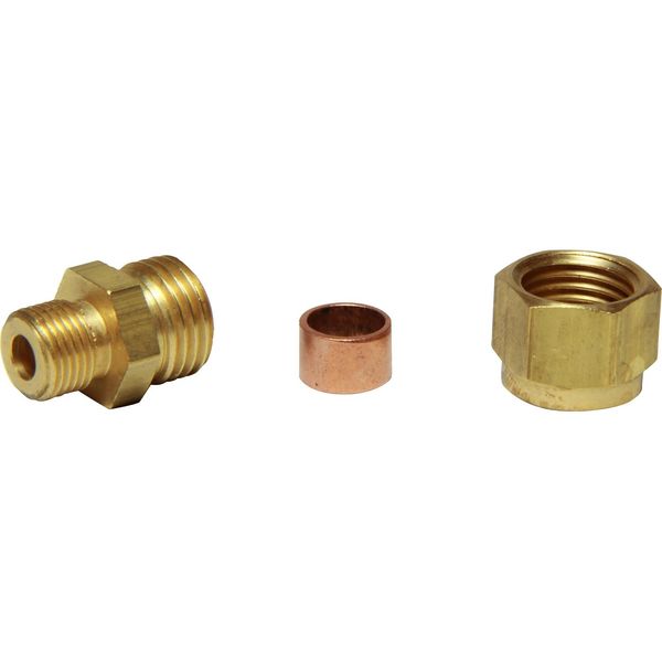 AG Brass Male Stud Coupling 5/16" x 1/8" BSP