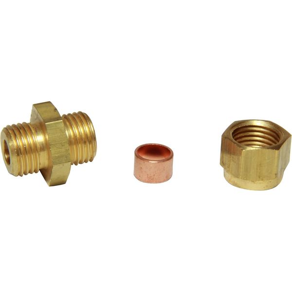 AG Brass Male Stud Coupling 5/16" x 1/4" BSP