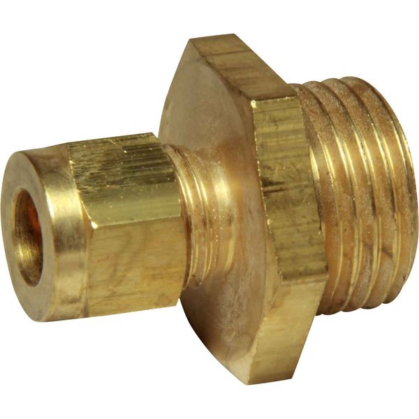 AG Brass Male Stud Coupling 5/16" x 1/2" BSP