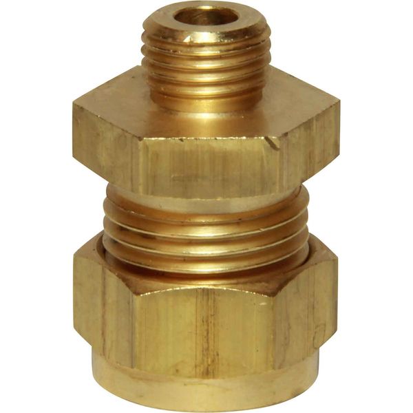 AG Brass Male Stud Coupling 1/2" x 1/4" BSP