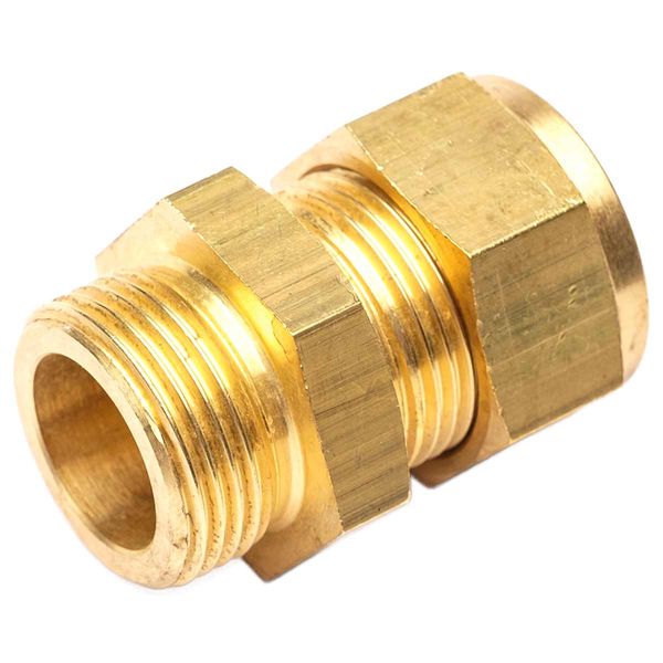 AG Brass Male Stud Coupling 3/4" x 3/4" BSP