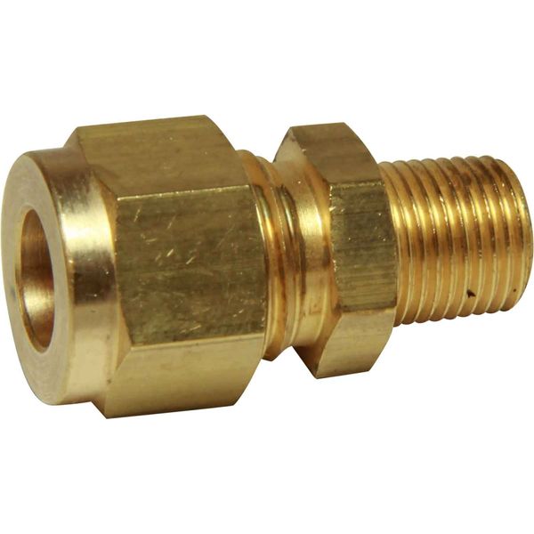 AG Brass Male Stud Coupling 5/16" x 1/8" BSP Taper