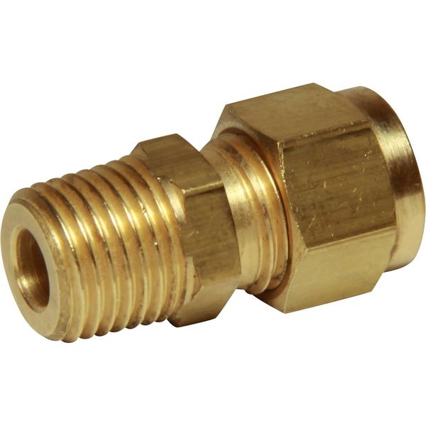 AG Brass Male Stud Coupling 5/16" x 1/4" BSP Taper