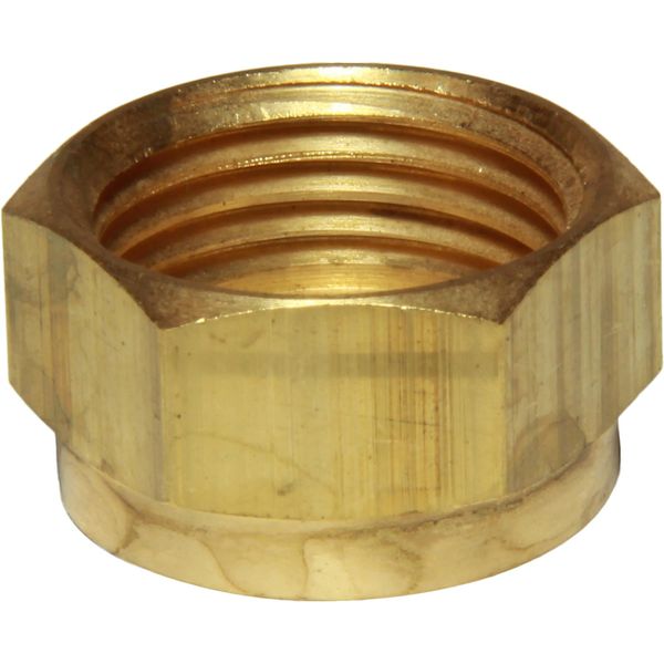 AG Brass Coupling Nut 1/2" Tube 1/2" BSP