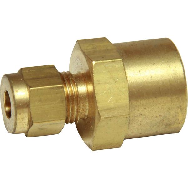 AG Brass Female Stud Coupling 3/16" - 1/4" BSP