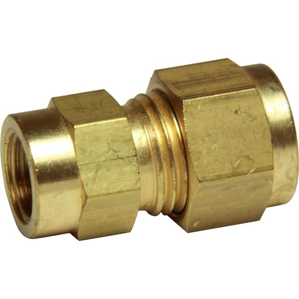 AG Brass Female Stud Coupling 1/4" - 1/8" BSP