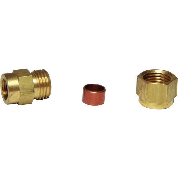 AG Brass Female Stud Coupling 5/16" - 1/8" BSP