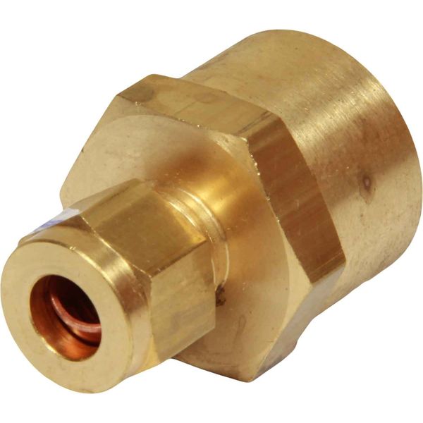 AG Brass Female Stud Coupling 5/16" - 1/2" BSP