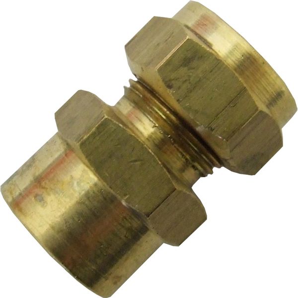 AG Brass Female Stud Coupling 3/8" - 3/8" BSP