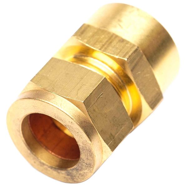 AG Brass Female Stud Coupling 3/4" - 3/4" BSP