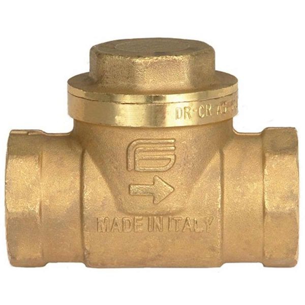 AG Swing Check Valve DZR Brass 3/4" BSP Female Ports