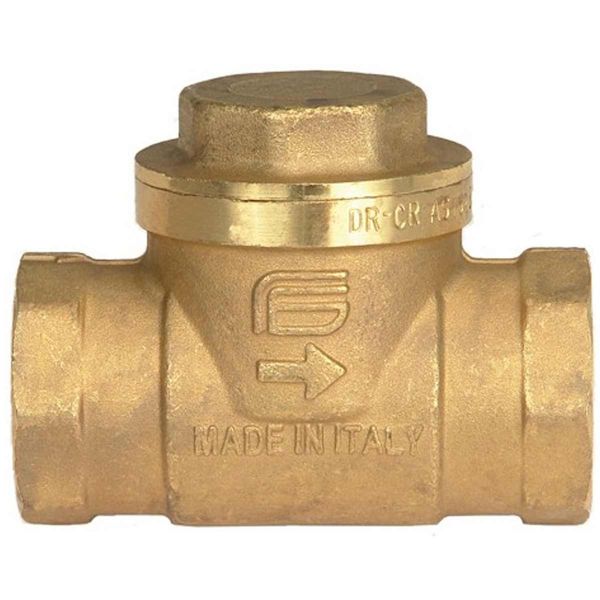 AG Swing Check Valve DZR Brass 1" BSP Female Ports