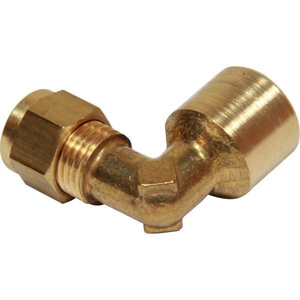 AG Brass Female Stud Elbow Coupling 1/4" x 1/4" BSP