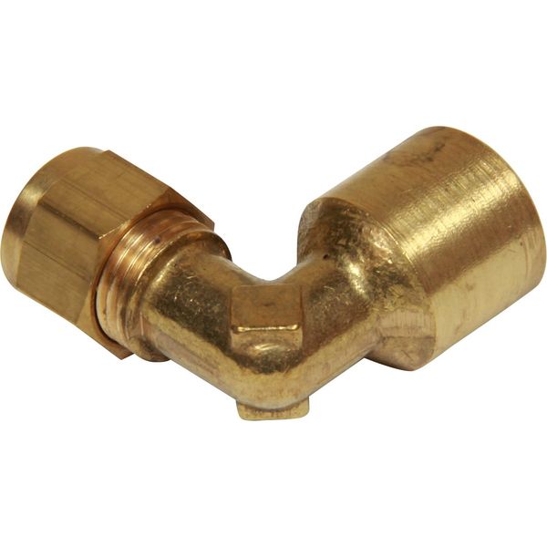 AG Brass Female Stud Elbow Coupling 5/16" x 1/4" BSP