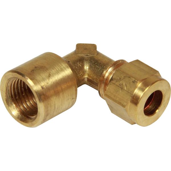 AG Brass Female Stud Elbow Coupling 5/16" x 1/4" BSP