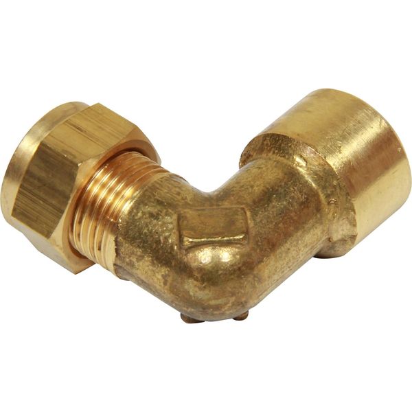 AG Brass Female Stud Elbow Coupling 3/8" x 3/8" BSP