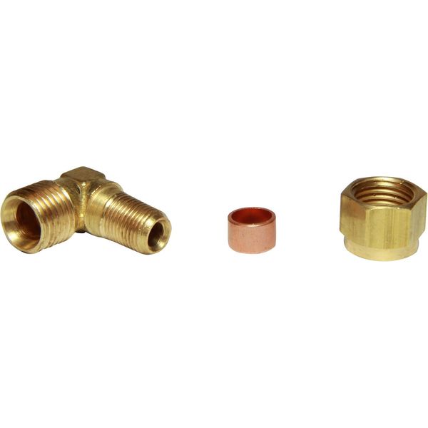 AG Brass Male Elbow Coupling 5/16" x 1/8" BSP Taper