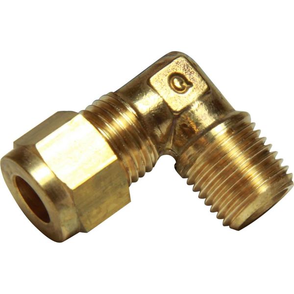 AG Brass Male Elbow Coupling 5/16" x 1/4" BSP Taper