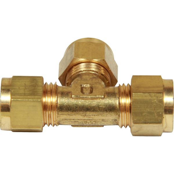 AG Brass Tee Coupling 1/4" x 1/4" x 1/4"