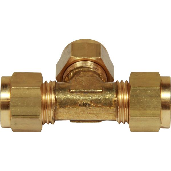 AG Brass Tee Coupling 5/16" x 5/16" x 5/16"