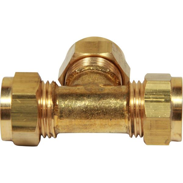 AG Brass Tee Coupling 1/2" x 1/2" x 1/2"