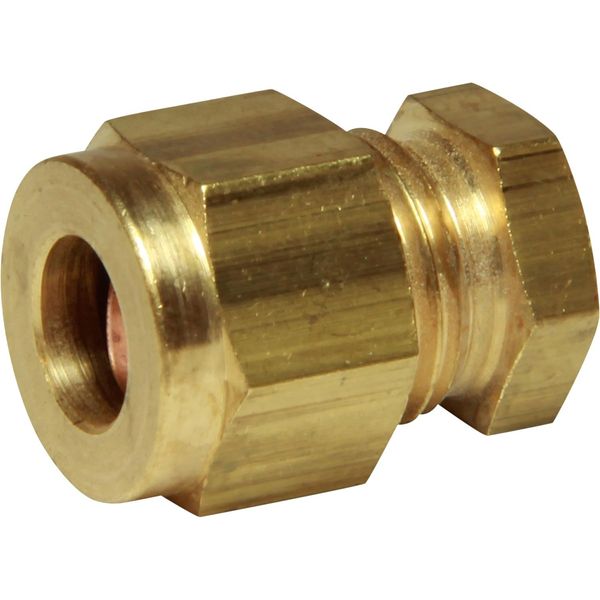 AG Brass Stop End Coupling 5/16" OD Tube