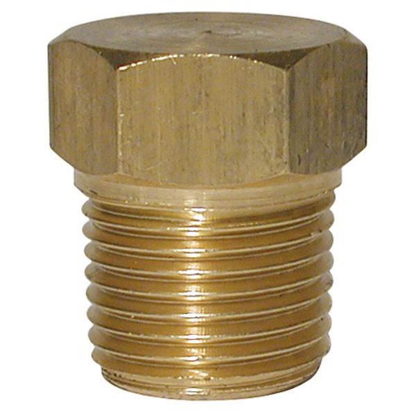 AG Screwed Brass Plug 1/2" BSP Taper Thread