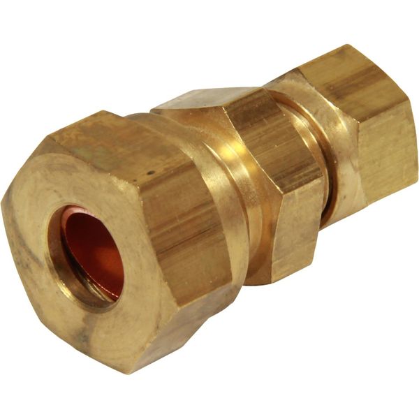 AG Brass Straight Coupling 10mm x 6mm