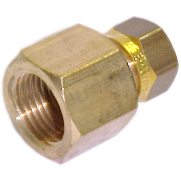 AG Brass Female Stud Coupling 10mm x 1/2" BSP