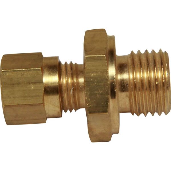 AG Brass Male Stud Coupling 4mm x 1/8" BSP