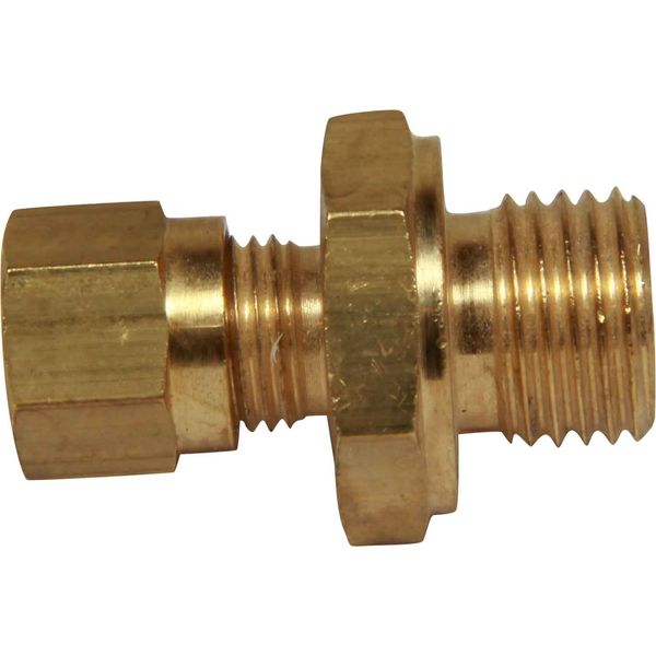 AG Brass Male Stud Coupling 5mm x 1/4" BSP