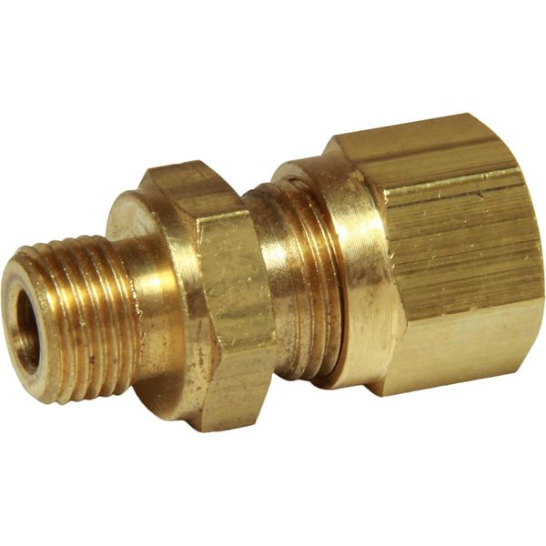 AG Brass Male Stud Coupling 8mm x 1/8" BSP