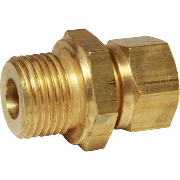 AG Brass Male Stud Coupling 10mm x 1/2" BSP