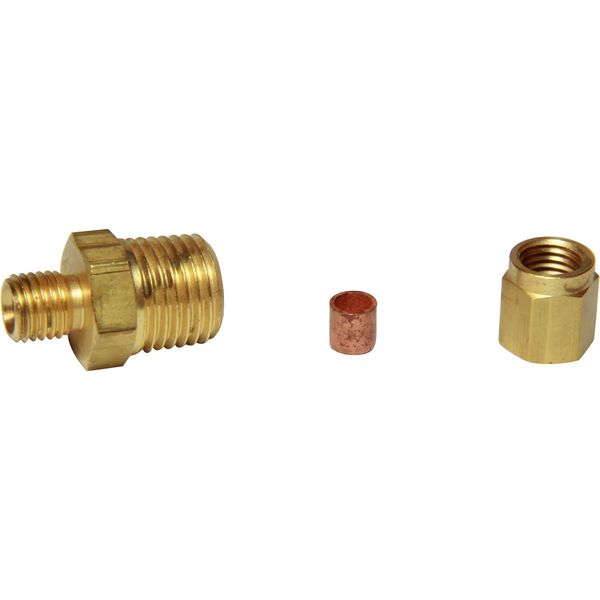 AG Brass Male Stud Coupling 4mm x 1/4" BSP Taper