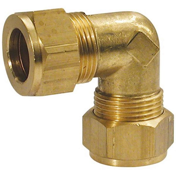 AG Brass Equal Elbow Coupling 4 x 4mm