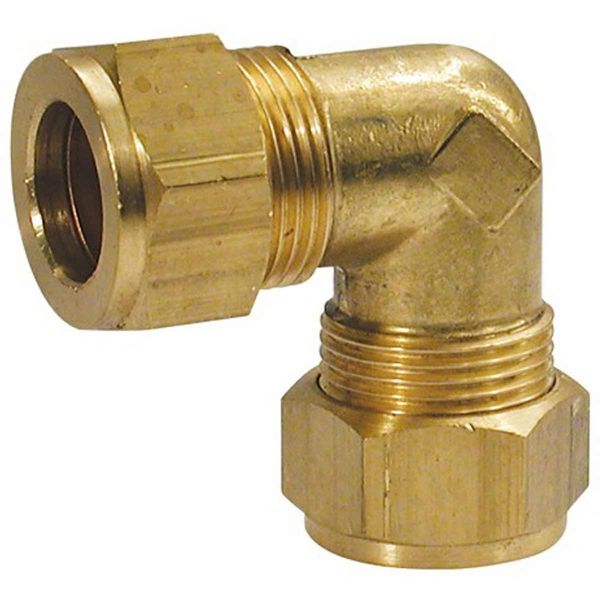 Wade Brass Equal Elbow Coupling 6 x 6mm