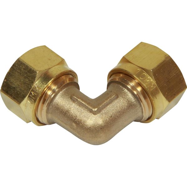 AG Brass Equal Elbow Coupling 10 x 10mm